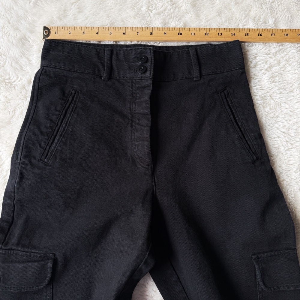 Wilfred Free Aritzia Black High Rise Utility Cargo Pant US8 Classic Contemporary - Picture 9 of 14